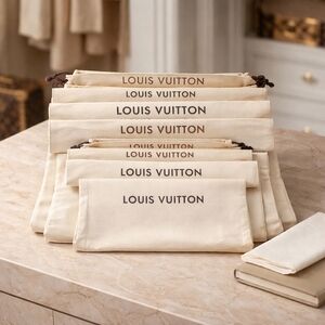 100% Authentic 1 Louis Vuitton Large Dust Bag Cotton